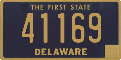 DE license plate 41169