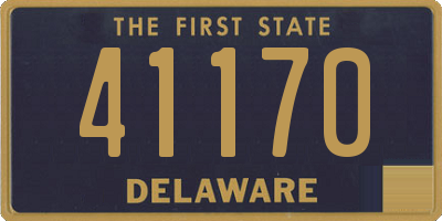 DE license plate 41170