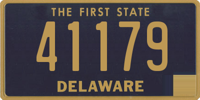 DE license plate 41179