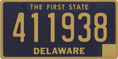 DE license plate 411938