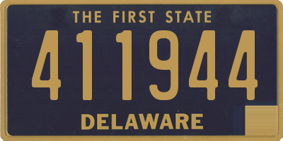 DE license plate 411944