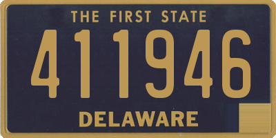 DE license plate 411946