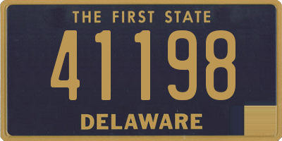 DE license plate 41198