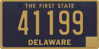 DE license plate 41199