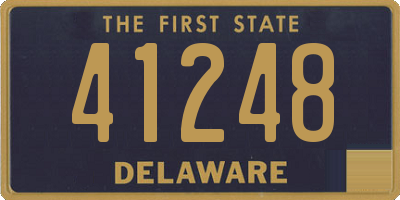 DE license plate 41248