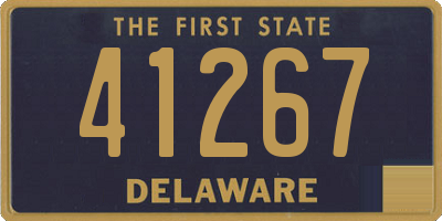DE license plate 41267