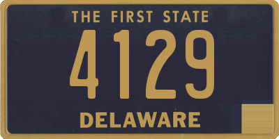 DE license plate 4129