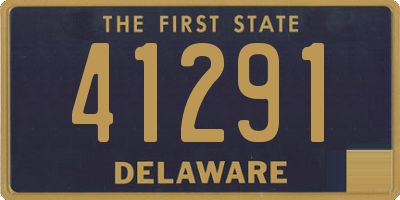 DE license plate 41291