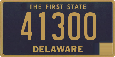 DE license plate 41300