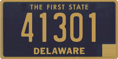 DE license plate 41301