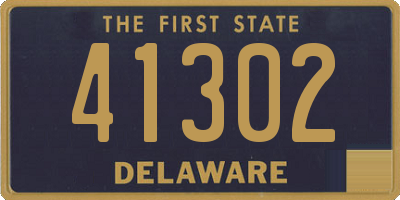 DE license plate 41302