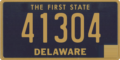 DE license plate 41304