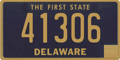 DE license plate 41306