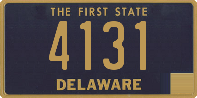 DE license plate 4131