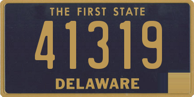 DE license plate 41319