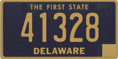 DE license plate 41328