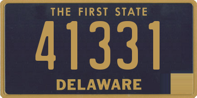 DE license plate 41331