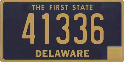 DE license plate 41336