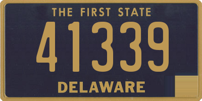 DE license plate 41339