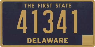 DE license plate 41341