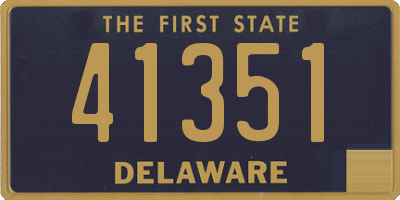 DE license plate 41351