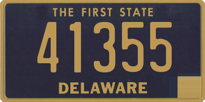 DE license plate 41355