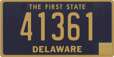 DE license plate 41361