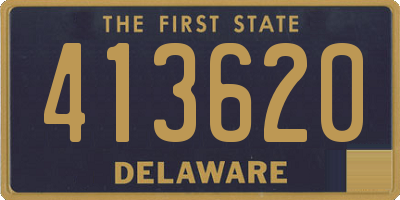DE license plate 413620