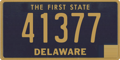 DE license plate 41377