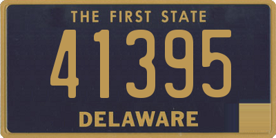 DE license plate 41395