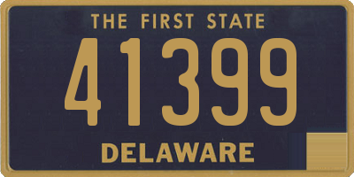 DE license plate 41399