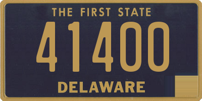 DE license plate 41400