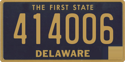 DE license plate 414006