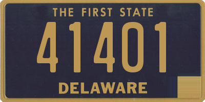 DE license plate 41401