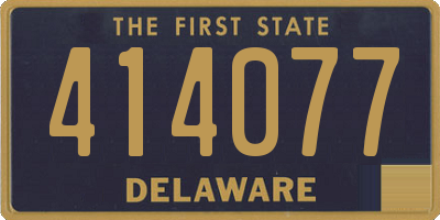 DE license plate 414077