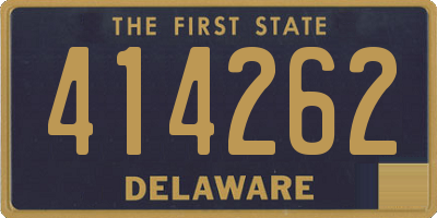 DE license plate 414262