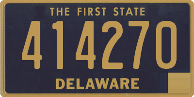 DE license plate 414270