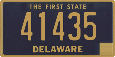 DE license plate 41435