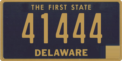 DE license plate 41444