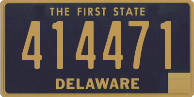 DE license plate 414471
