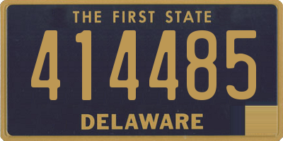DE license plate 414485