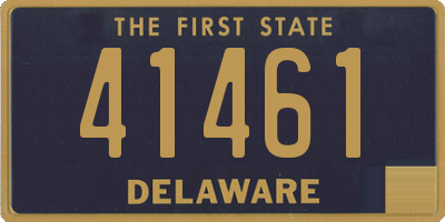 DE license plate 41461