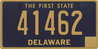 DE license plate 41462