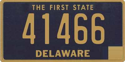 DE license plate 41466