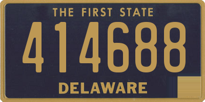 DE license plate 414688