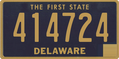 DE license plate 414724