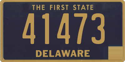 DE license plate 41473