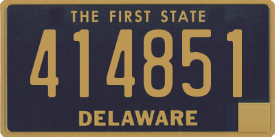 DE license plate 414851