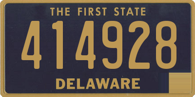 DE license plate 414928