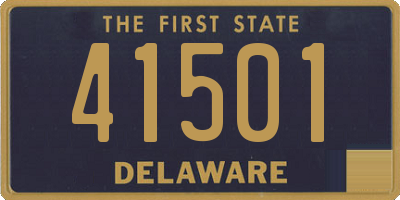 DE license plate 41501